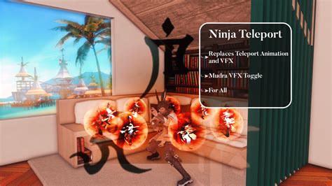 Ninja Teleport V2 The Glamour Dresser Final Fantasy XIV Mods And More