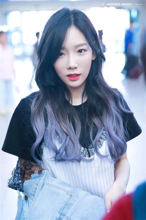 Warna Rambut Pendek Korean Style Ombre Ide Perpaduan Warna