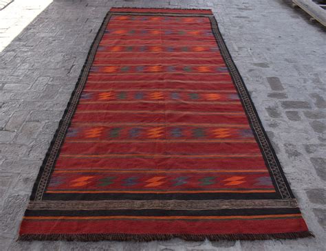 4 9 X 11 11 Feet Gorgeous Vintage Handmade Afghan Tribal Maldari Kilim