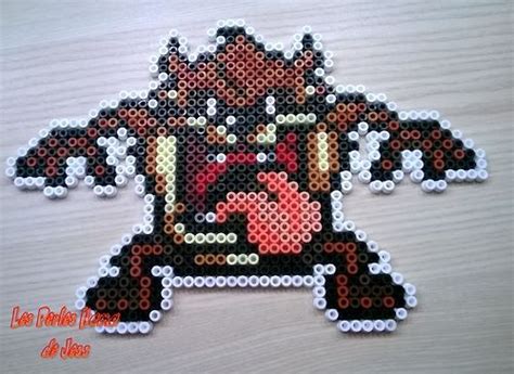 Looney Tunes Taz Hama Perler Beads By Jessica Bartelet Les Perles