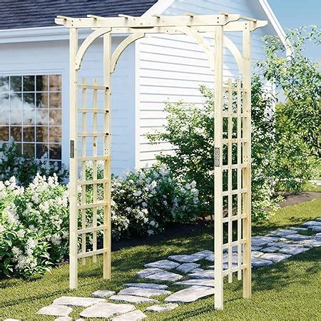 Amazon Giantex Inch Wooden Garden Arch Wedding Arch For