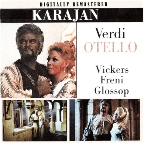 Otello G Verdi Cds Jon Vickers Mirella Freni Peter Glossop