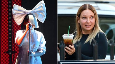 Sia Looks Nearly Unrecognizable Without Her Wig As She Meets Up With