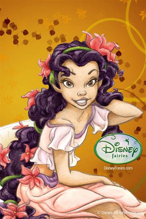 Vintage Disney Fairies Fira Wallpaper