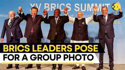 Brics Summit Brics Leaders Take A Group Photo At Summit In