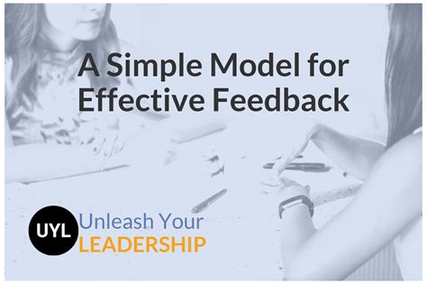 A Simple Model for Effective Feedback – Narayan Kamath