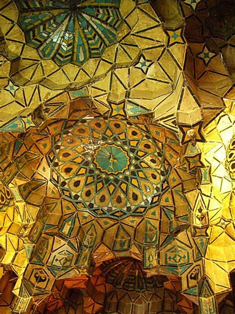 The Tessellated And Elaborately Detailed Ceilings Of Iranian Mosques