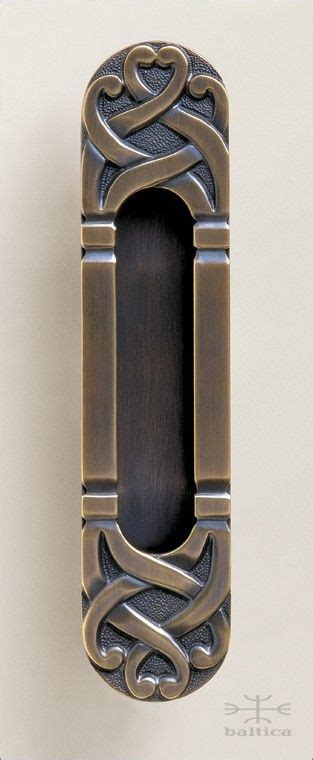 Telluride Recessed Pull Antique Bronze Custom Door Hardware