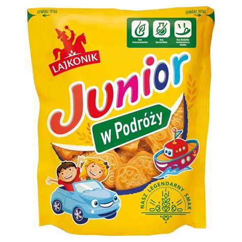 Lajkonik Junior W Podróży Drobne pieczywo słodko słone 100 g Zakupy