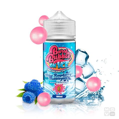 Blue Raspberry Bubblegum Burst My Bubble On Ice 100ml