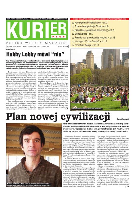 Kurier Plus 5 lipca 2014 by Kurier Plus - Issuu