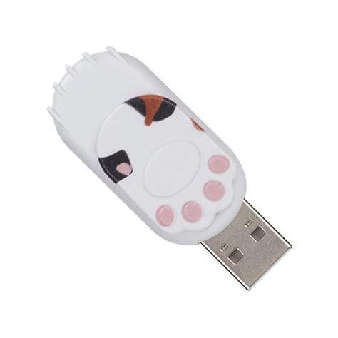 NAK Lecteur Flash USB de dessin animé Flash Disk Portable Cute Cat Paw