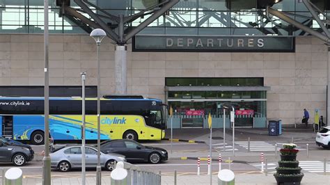 Cork Airport Departures With Citylink Bus Free Stock Video Footage