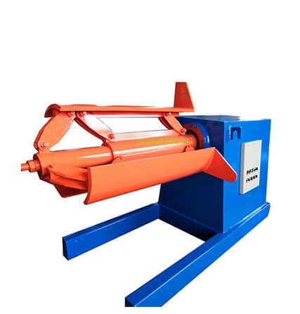 T Hydraulic Automatic Efficient Uncoiler Decoiler Machine