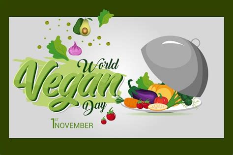 O dia mundial vegano é um evento global anual celebrado em 1º de