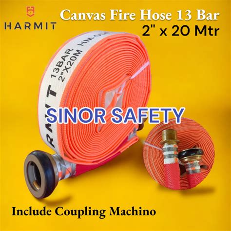 Jual Selang Pemadam Fire Hose Kanvas Bar X Mtr Coupling Harmit