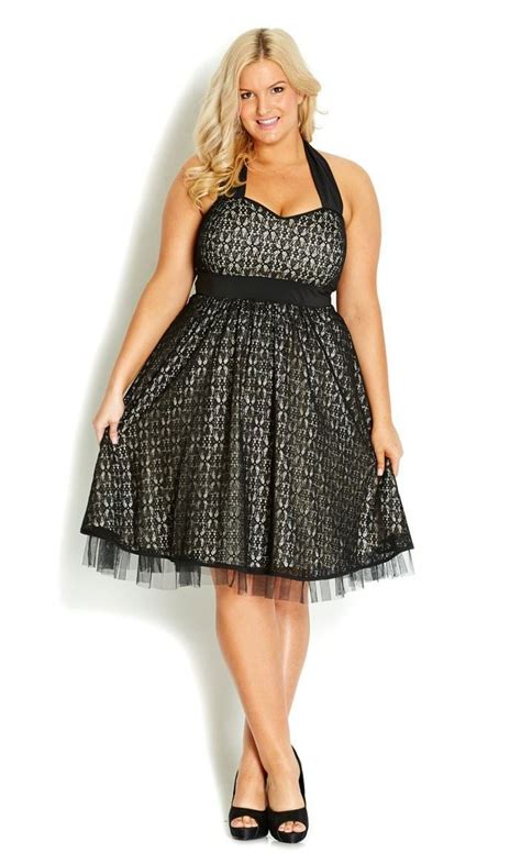 Special Halter Dress Plus Size Outfits Curvy Girl Fashion Plus Size