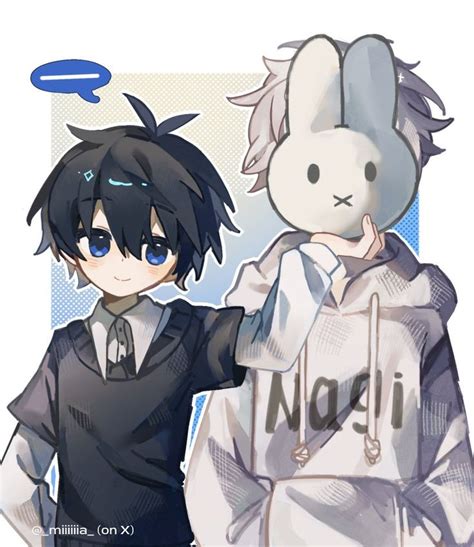 Two Anime Characters One Holding A Stuffed Animal