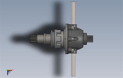 差动齿轮箱 Solidworks 2017 模型图纸免费下载 懒石网