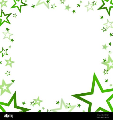 Green Star Border