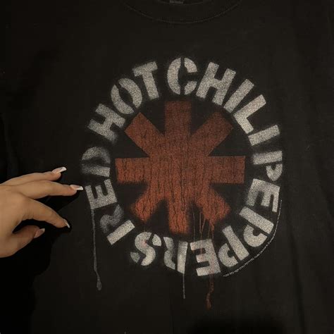 Vintage Red Hot Chili Peppers Tshirt Size Large Depop