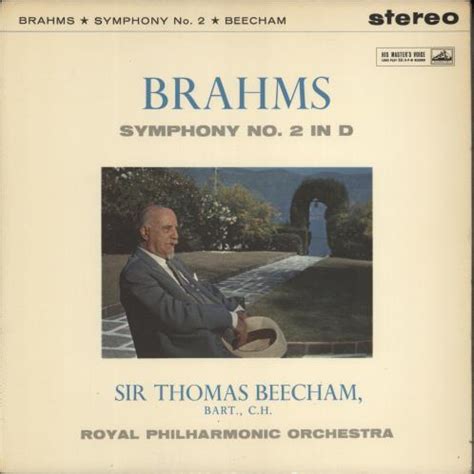 Johannes Brahms Symphony No 2 In D Major Op 73 UK Vinyl LP Album LP