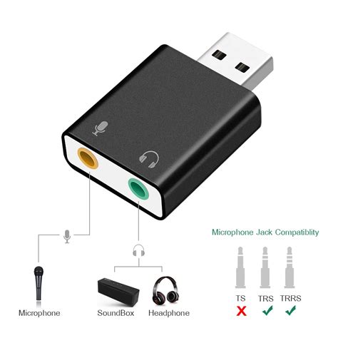 Cartes Son Externes Carte Son Or Usb Externe Carte Son Audio Usb Vers