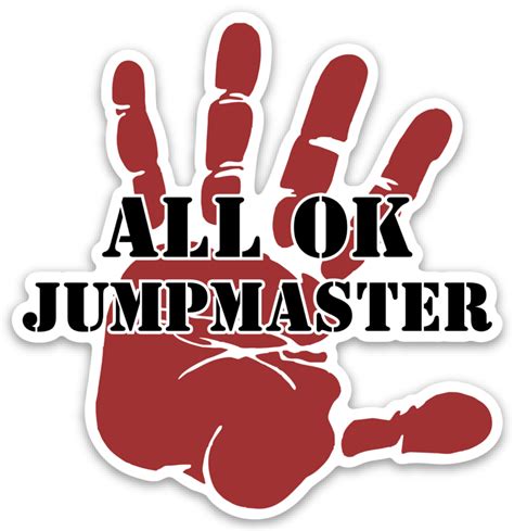 Jumpmaster Sticker – Staff Morale Page