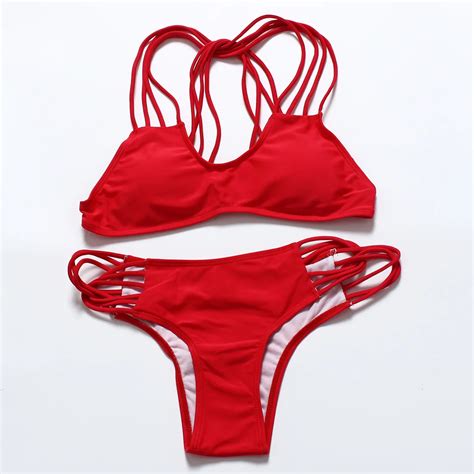 Sexy Brazilian Bikini 2017 New Arrival Swimwear Women Bikini Set Cross