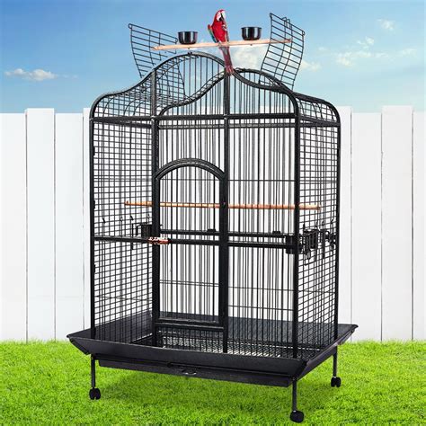 183 cm XL Bird Cage Pet Parrot Budgie Aviary with Perch