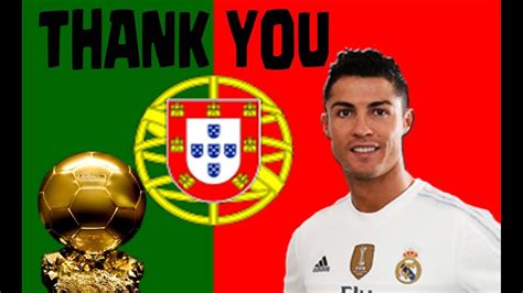 Cristiano Ronaldo Thank You Real Madrid Youtube