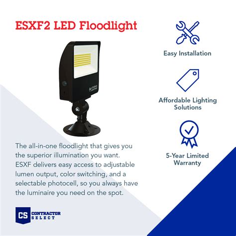 Lithonia ESXF2 ALO SWW2 KY DDB M2 56W LED Floodlight Selectable Lumens