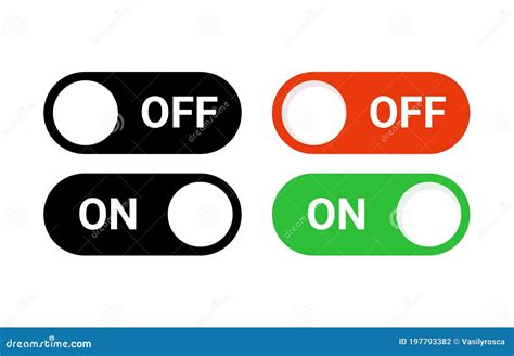 Switch Off On Button Toggle Digital Turn Icon On Off Slider Activate