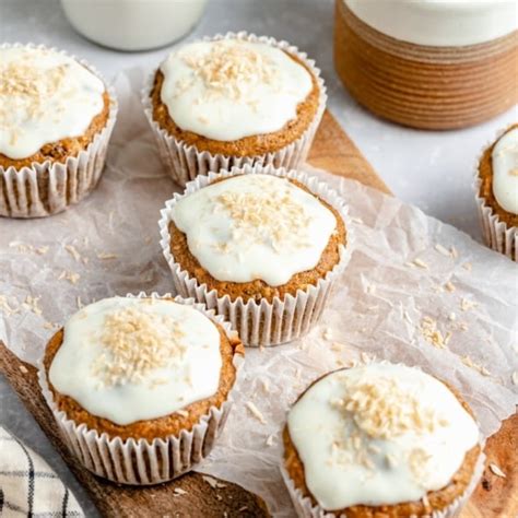 The Best Healthy Carrot Cake Muffins Ambitious Kitchen