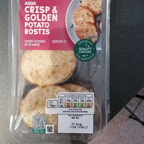 ASDA Crisp And Golden Potato Rostis Reviews Abillion