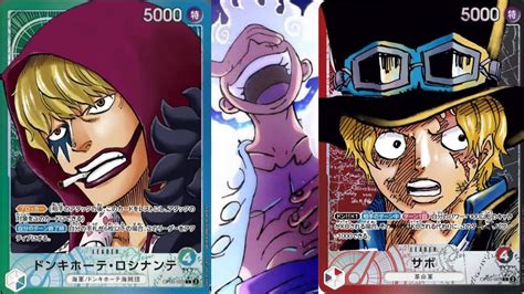 One Piece Card Game B G Rosinante Vs R B Sabo Op Youtube