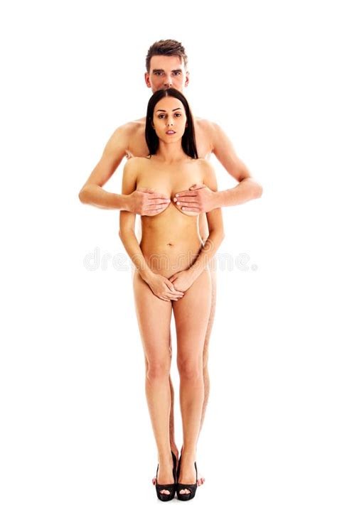 Man Covering Woman S Nude Body Stock Photo Image Of Male Seductive 131224264