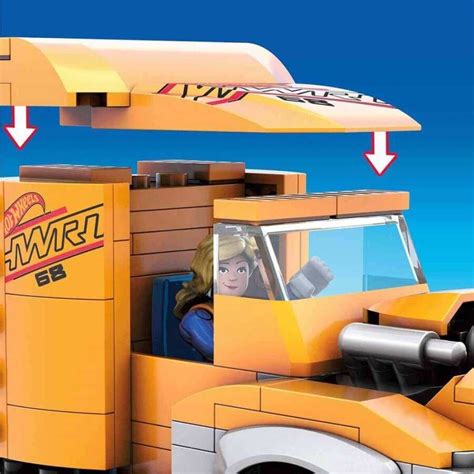 MEGA Hot Wheels Süper Taşıyıcı Tır Paketi GYG66 Yapı Oyuncakları Hot Wheels