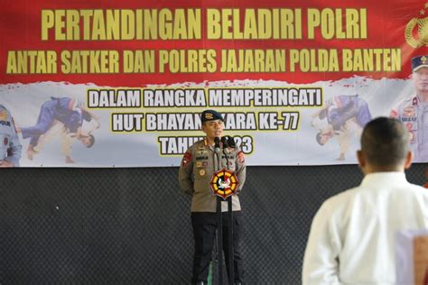 Sambut Hari Bhayangkara Ke Polda Banten Gelar Perlombaan