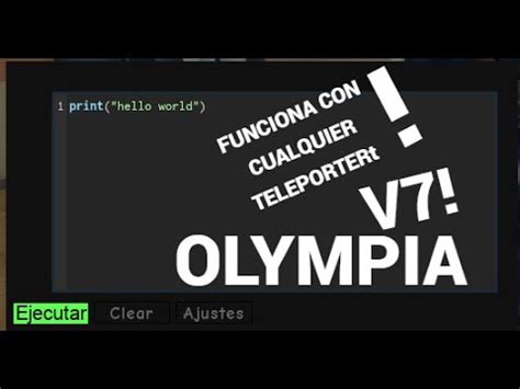 Olympia EXECUTOR FUNCIONA Se Peta YouTube