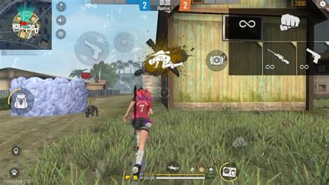 Movimentação do emulador no móbile Free Fire Iphone 7plus