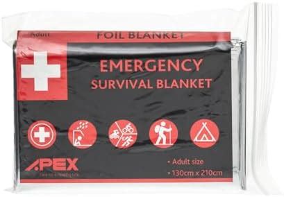 Mixiao Emergency Foil Thermal Blanket Pack Of Survival Blankets