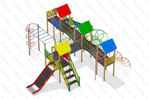 Уличные игровые комплексы для детей для дачи Нептун 02 купить за 409 ...