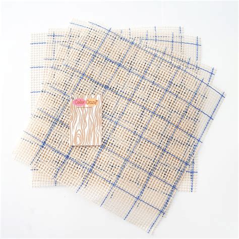 Rug Canvas 5 Mesh For Latch Hook Locker Hooking Needle Crafts Color