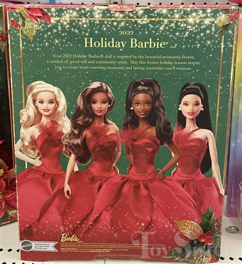2022 Holiday Barbie Brunette Hispanic HBY08 Toy Sisters