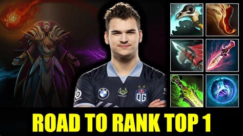 ROAD TO RANK TOP 1 Bzm Invoker Dota 2 Pro Game Highlights YouTube