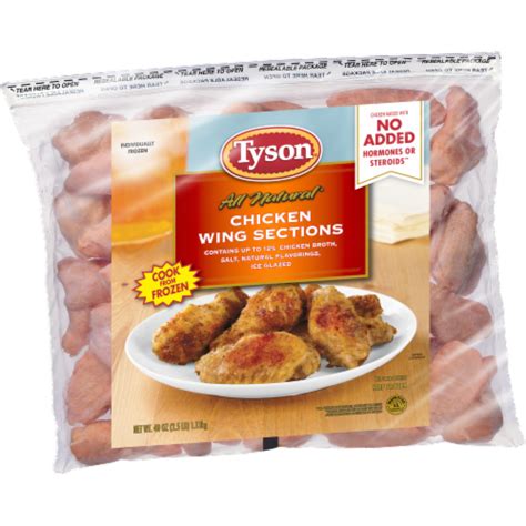 Tyson® All Natural Chicken Wing Sections 25 Lb Kroger