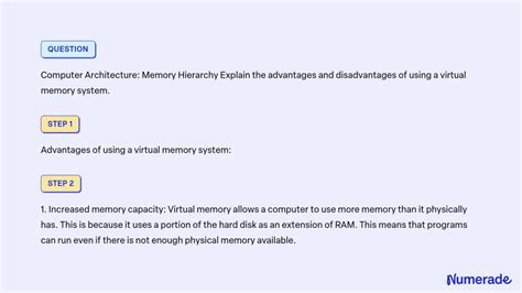 SOLVED Computer Architecture Memory Hierarchy Explain The Advantages