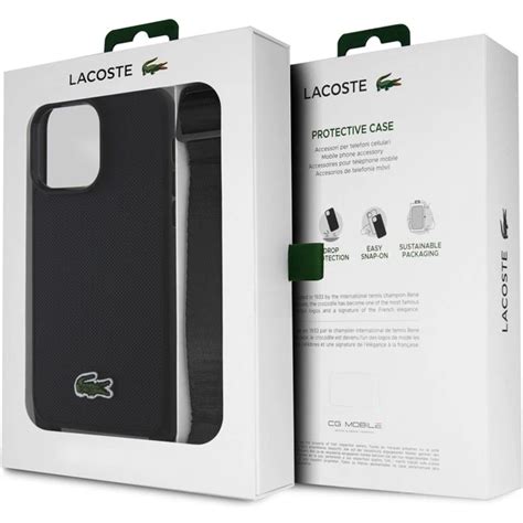 Lacoste Iconic Petit Pique Crossbody Woven Logo Kryt Iphone Pro Max