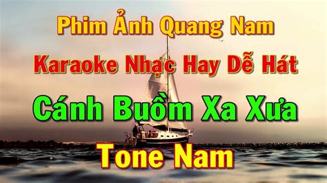 KARAOKE Cánh Buồm Xa Xưa La paloma Tone Nam Beat Chuẩn Nhạc